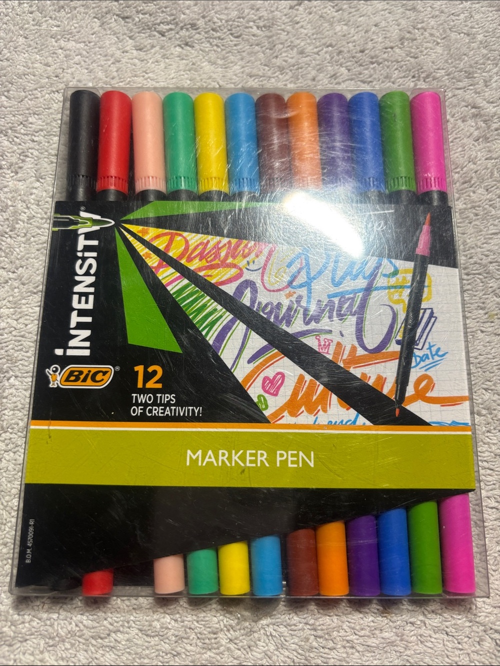 BIC Intensity 12-Color Marker Pen Set - Assorted Colors